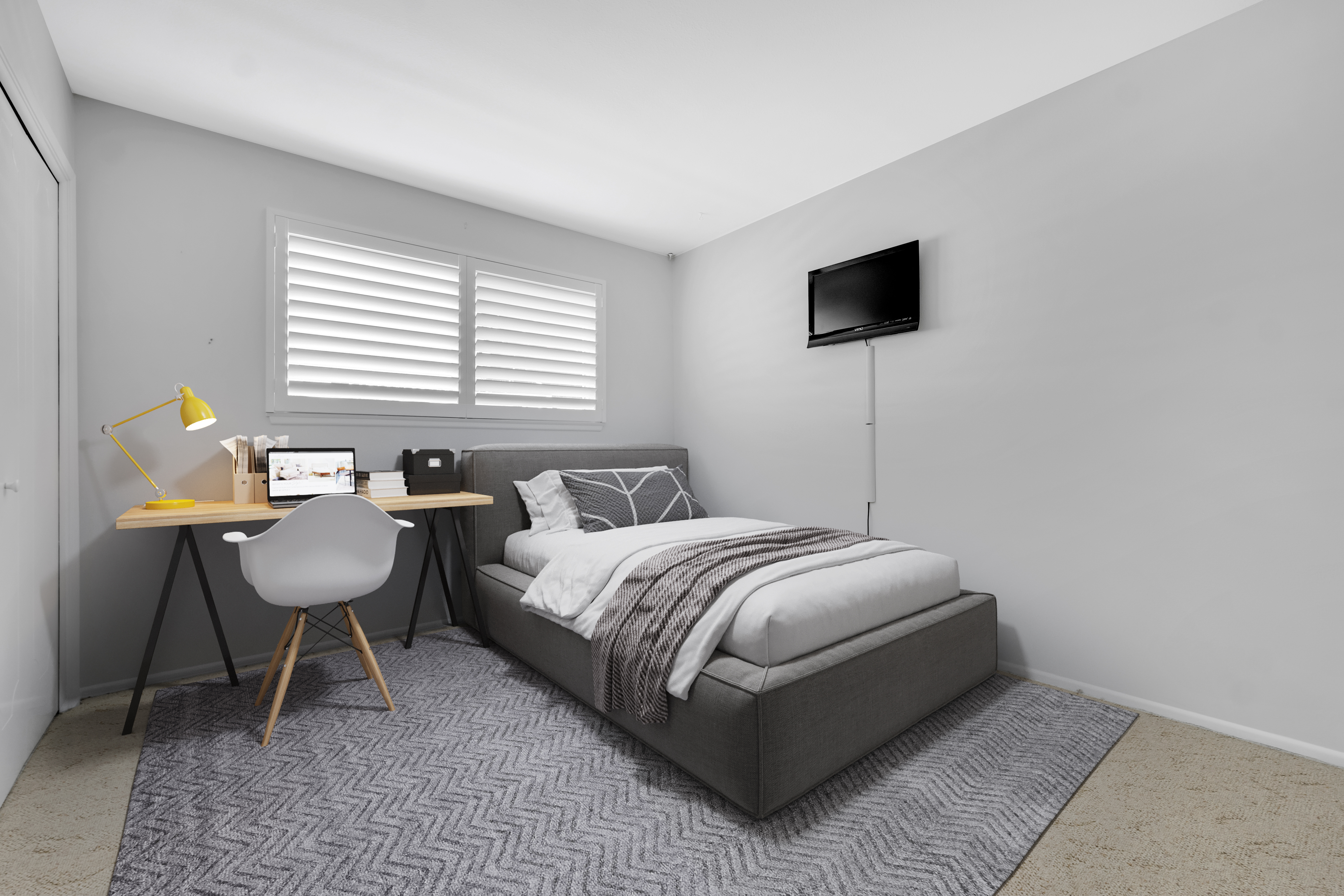 After - Staged Bedroom